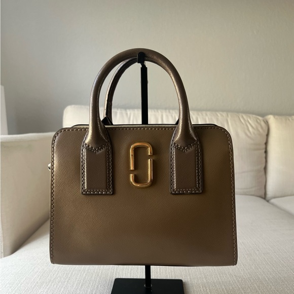 Marc Jacobs Handbags - MARC JACOBS Little Big Shot brown leather tote bag